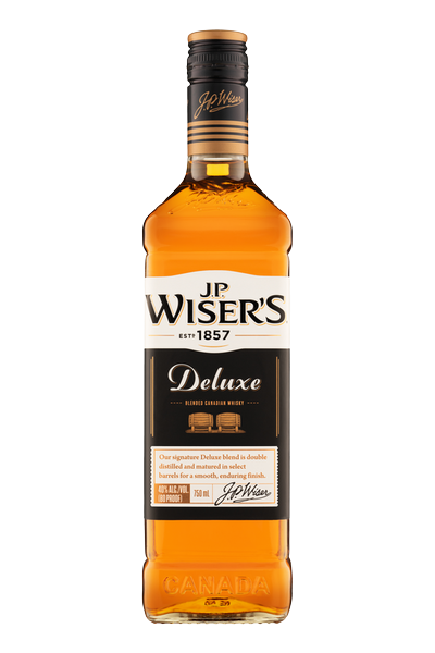 J P Wisers Canadian Whisky Deluxe Blended Canadian Rye Whisky 1 L