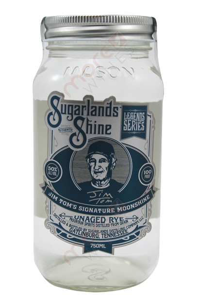 Sugarlands Shine Legends Series Jim Tom's Signature Unaged Rye Moonshine 750 ML