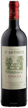 Chateau d'Arthus Bordeaux 750 ML