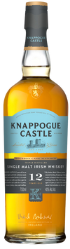 Knappogue Castle 12 Years Old Bourbon Cask Matured Single Malt Irish Whiskey Limited Release 80 750 ML