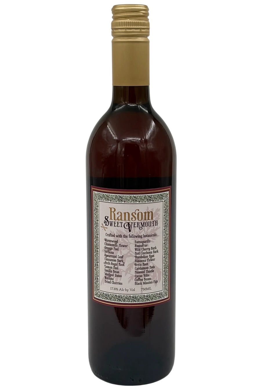 Ransom Sweet Vermouth 750 ML