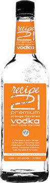 Recipe 21 Premium Orange Flavored Vodka 1.75 L