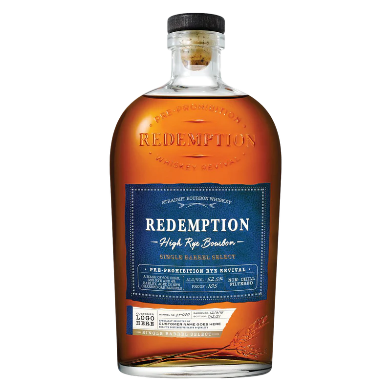 Redemption High Rye Bourbon Barrel Select 750 ML