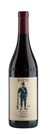 Renato Ratti Langhe Nebbiolo Ochetti 2020 750ML – Elegant Piedmont Red with Vibrant Fruit and Floral Aromas.