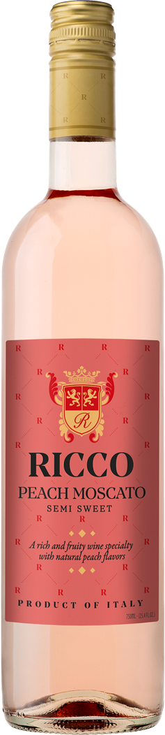 Ricco Peach Moscato Sweet 750 ML