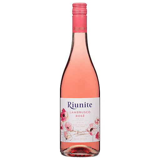 Lambrusco Rose Riunite Emilia Sparkling 750 ML – Italian Bubbly Rosé