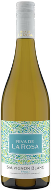 Riva de la Rosa Sauvignon Blanc 2023 bottle, 750 ML, Friuli DOC wine.