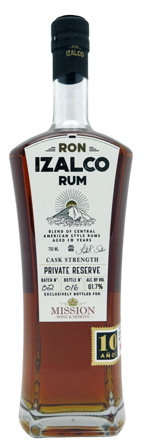 Ron Izalco 10 Anos Cask Strength Private Reserve Rum 750 ML