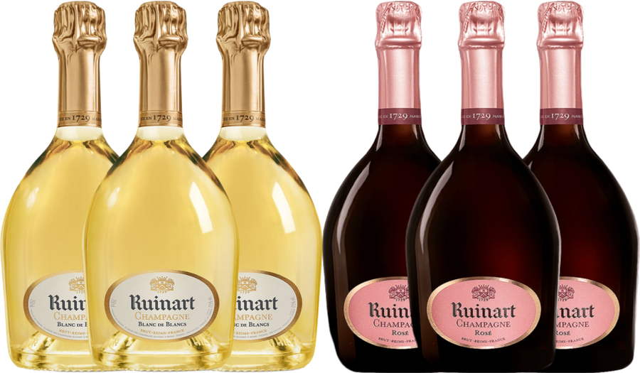 Ruinart Champagne Brut Combo 750 ML (6 Bottles)