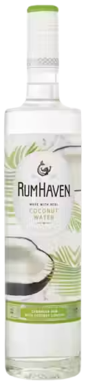 Rumhaven Caribbean Rum with natural coconut essence 750ml bottle