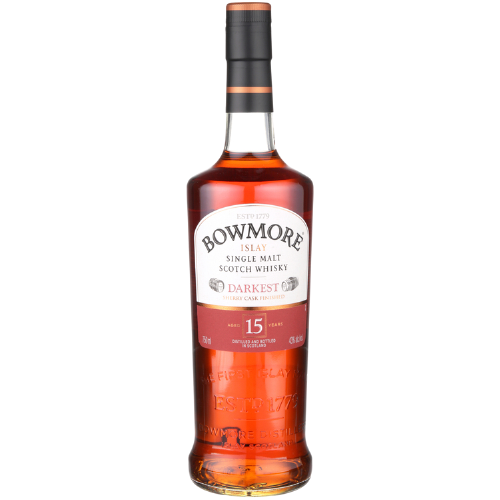 Bowmore Single Malt Scotch Darkest 15 Yr 86 750 ML