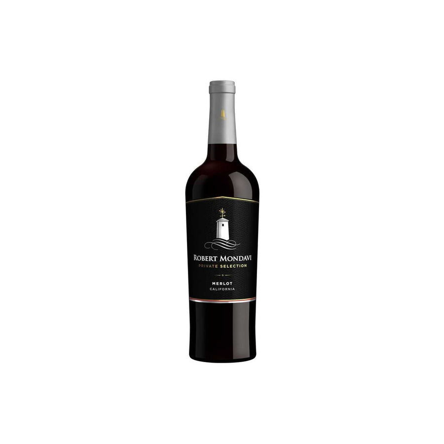 Robert Mondavi Private Selection Merlot California 750 ML bottle with rich fruit and oak aromas