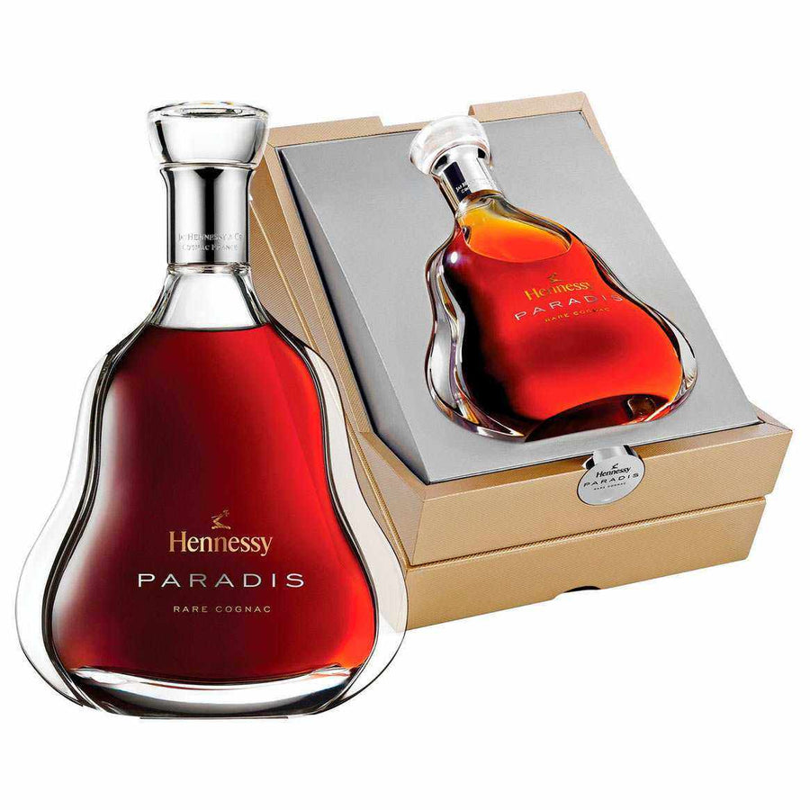 Hennessy Cognac Rare Paradis 750 ML bottle showcasing exquisite craftsmanship and luxury packaging.