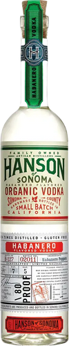 Hanson Of Sonoma Habanero Flavored Vodka Small Batch Limited Release 80 750 ML