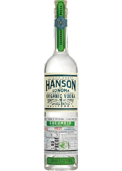 Hanson Of Sonoma Cucumber Flavored Vodka Small Batch 80 750 ML