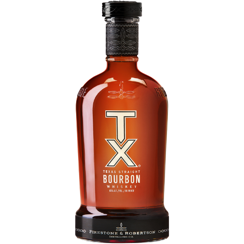 TX Straight Bourbon 90 750 ML bottle, premium Texas whiskey with amber color.