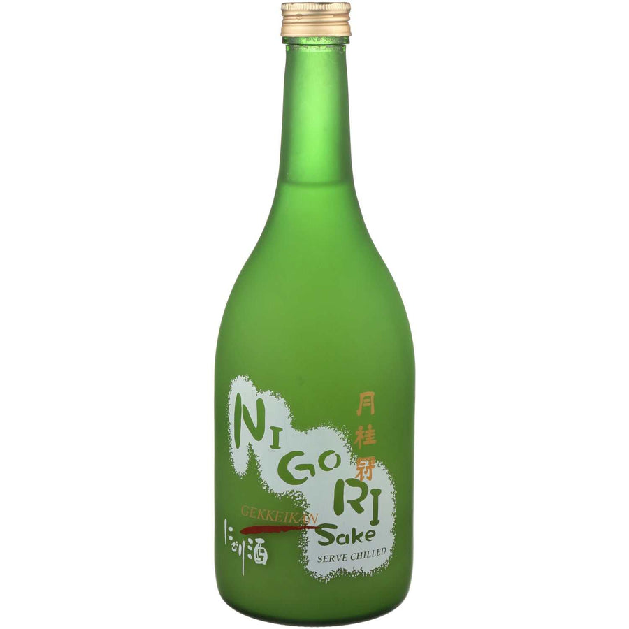 Gekkeikan Junmai Nigori Sake 720ml bottle with cloudy creamy texture and rich flavor