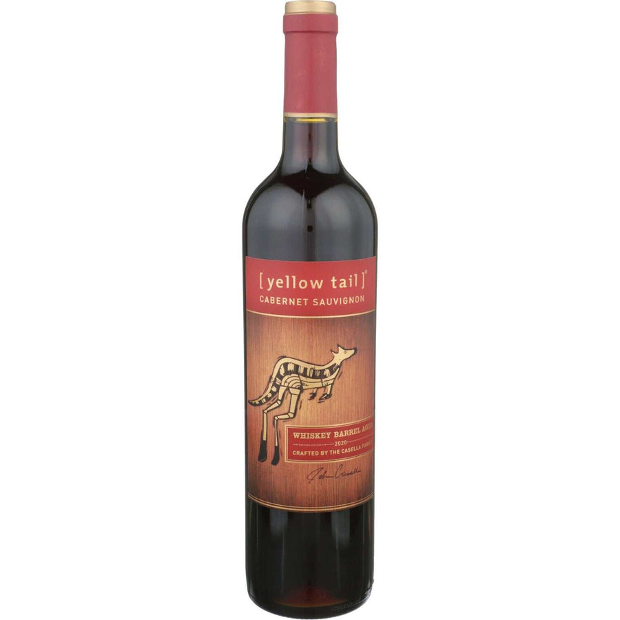 Yellow Tail Cabernet Sauvignon Whiskey Barrel Aged South Eastern Australia 750 ML