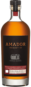 Amador Whiskey Co. Bourbon Double Barrel Cabernet Sauvignon Barrel Finished 92 750 ML