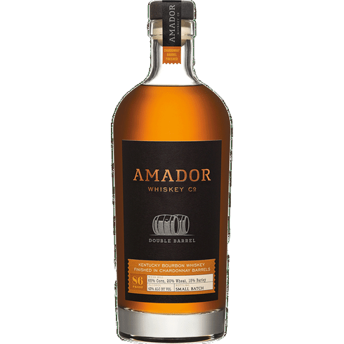 Amador Whiskey Co. Bourbon Double Barrel Chardonnay Barrel Finished 86 750 ML