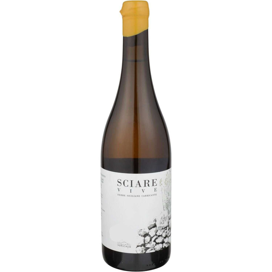 Bottle of Vigneti Vecchio Carricante Sciare Vive Sicilia 2022 white wine 750ml