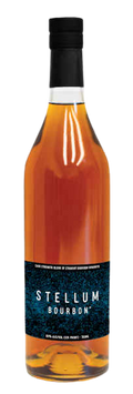 Stellum Spirits Bourbon Cask Strength Blend of Straight Bourbon Whiskeys Black 109.22 750 ML
