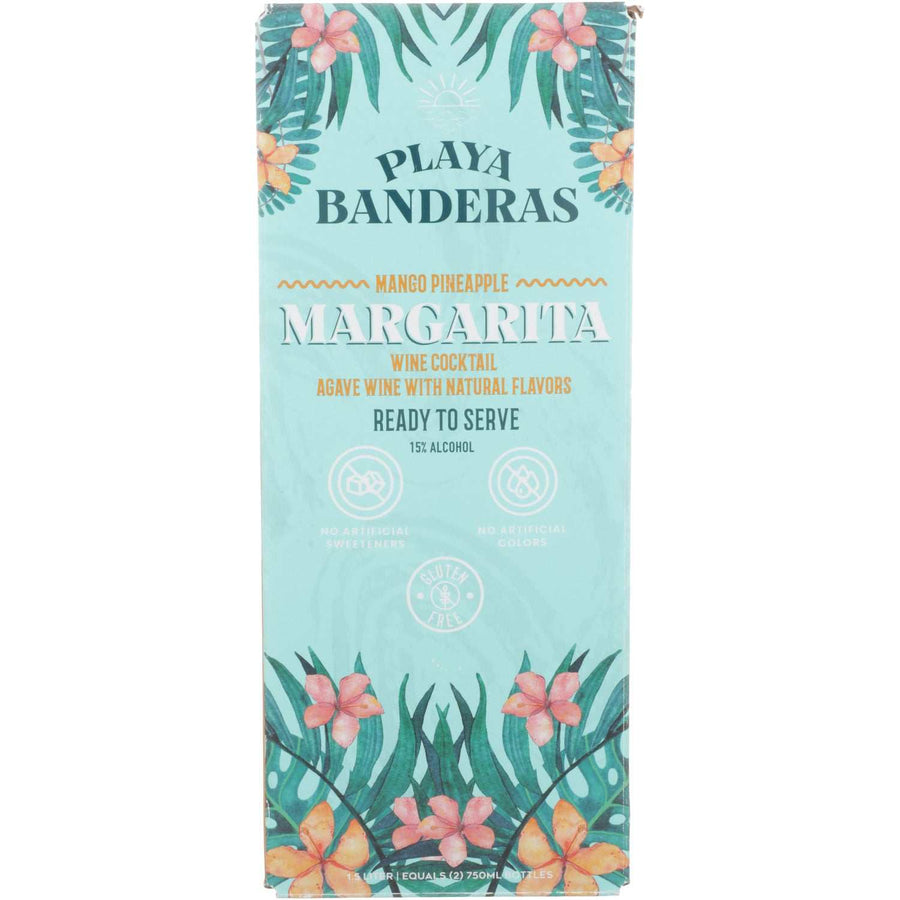 Playa Banderas Spicy Mango Margarita Wine Based Cocktail 1.5 L