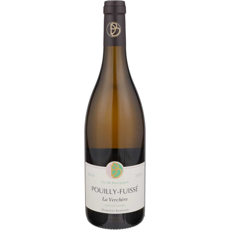 Domaine Barraud Pouilly Fuisse La Verchere Vieilles Vignes 2019 white Burgundy wine bottle from Pouilly-Fuisse appellation