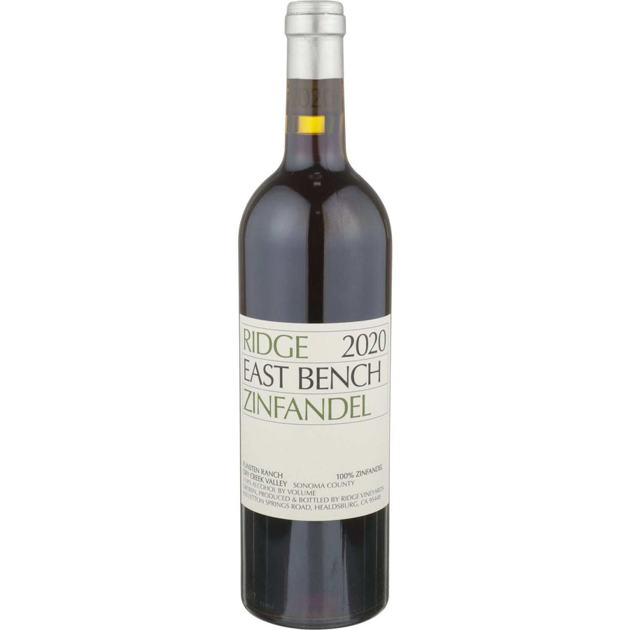 Ridge Vineyards Zinfandel East Bench Vineyard Dry Creek Valley 2020 750 ML