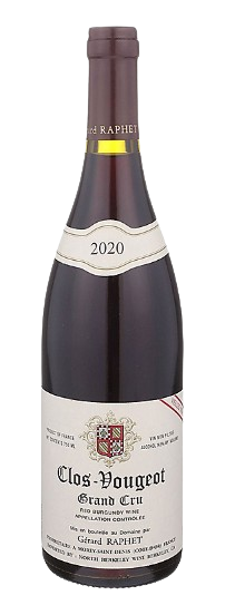 Gerard Raphet Clos De Vougeot Grand Cru Vieilles Vignes 2020 750 ML