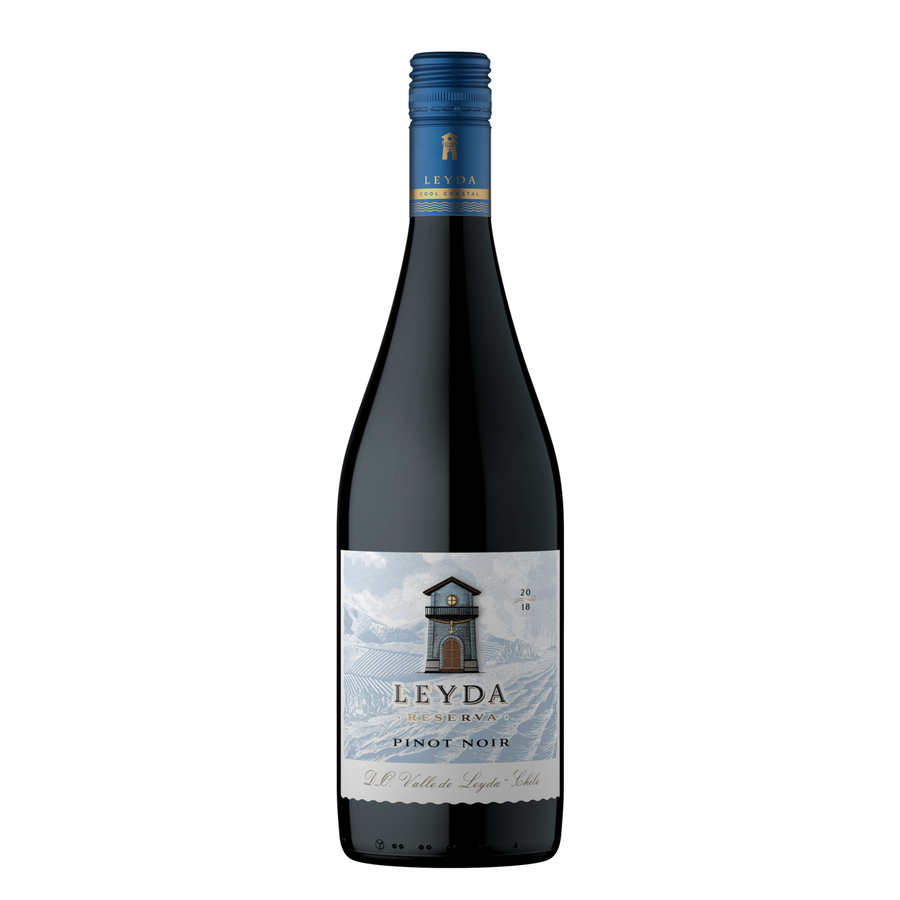 Leyda Pinot Noir Reserva bottle from Leyda Valley with cherry and raspberry notes