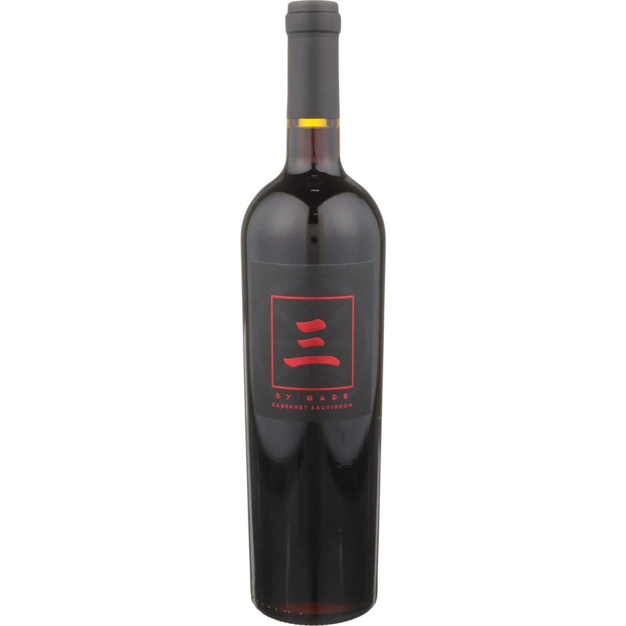Three By Wade Cabernet Sauvignon Napa Valley 2020 wine bottle showing rich, fruit-forward red wine crafted by Dwyane Wade