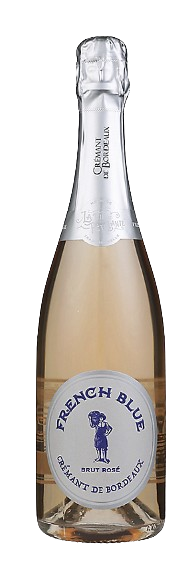 French Blue Cremant De Bordeaux Brut Rose 750 ML