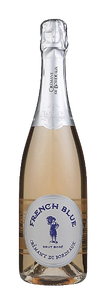 French Blue Cremant De Bordeaux Brut Rose 750 ML