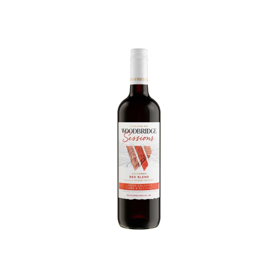 Woodbridge Red Blend Sessions Low Calories and Carbs California 750 ML bottle light red wine