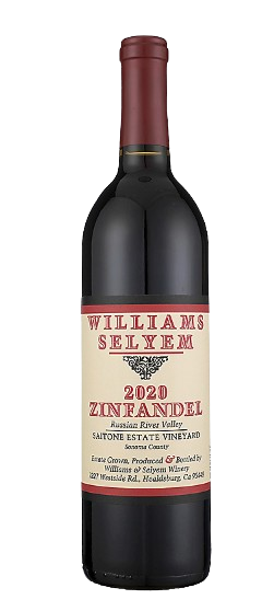 Williams Selyem Zinfandel Saitone Estate Vineyard Russian River Valley 2020 750 ML