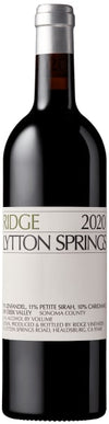 Ridge Vineyards Zinfandel Lytton Springs Vineyard Dry Creek Valley 2020 750 ML