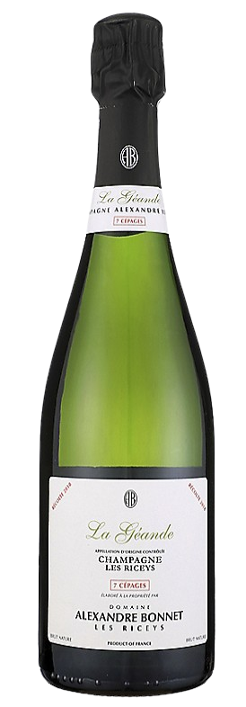 Alexandre Bonnet Brut Nature La Geande 7 Cepages Champagne 2018 750 ML