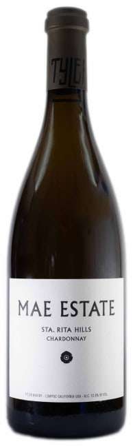 Tyler Chardonnay Mae Estate Santa Rita Hills 2022 750ML bottle with fresh citrus and toasted oak notes