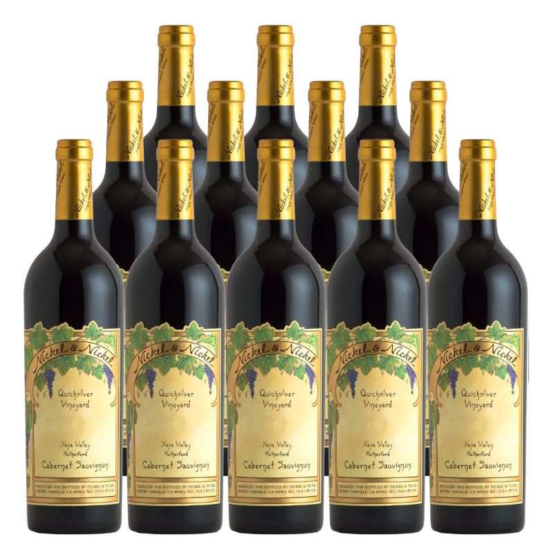 Nickel and Nickel Cabernet Sauvignon Quicksilver Vineyard Rutherford 2023 750 ML (12 Bottles)