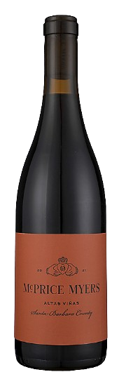 Mcprice Myers Red Wine Altas Vinas Santa Barbara County 2021  750 ML
