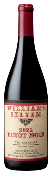 Williams Selyem Pinot Noir Central Coast 2022 750 ML