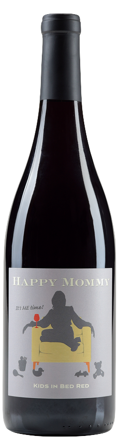 Happy Mommy Kids In Bed Red Santa Barbara County 750 ML