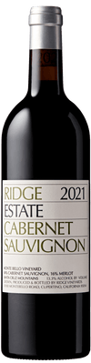 Ridge Cabernet Sauvignon Estate Monte Bello Vineyard Santa Cruz Mountains 2021 750 ML