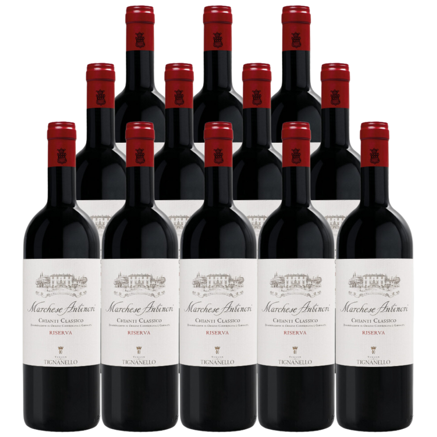 Marchese Antinori Chianti Classico Riserva 2022 750 ML (12 Bottles)