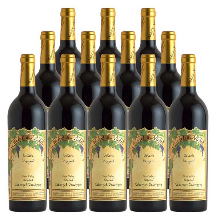 Nickel & Nickel Cabernet Sauvignon De Carle Vineyard Rutherford 2023 750 ML (12 Bottles)