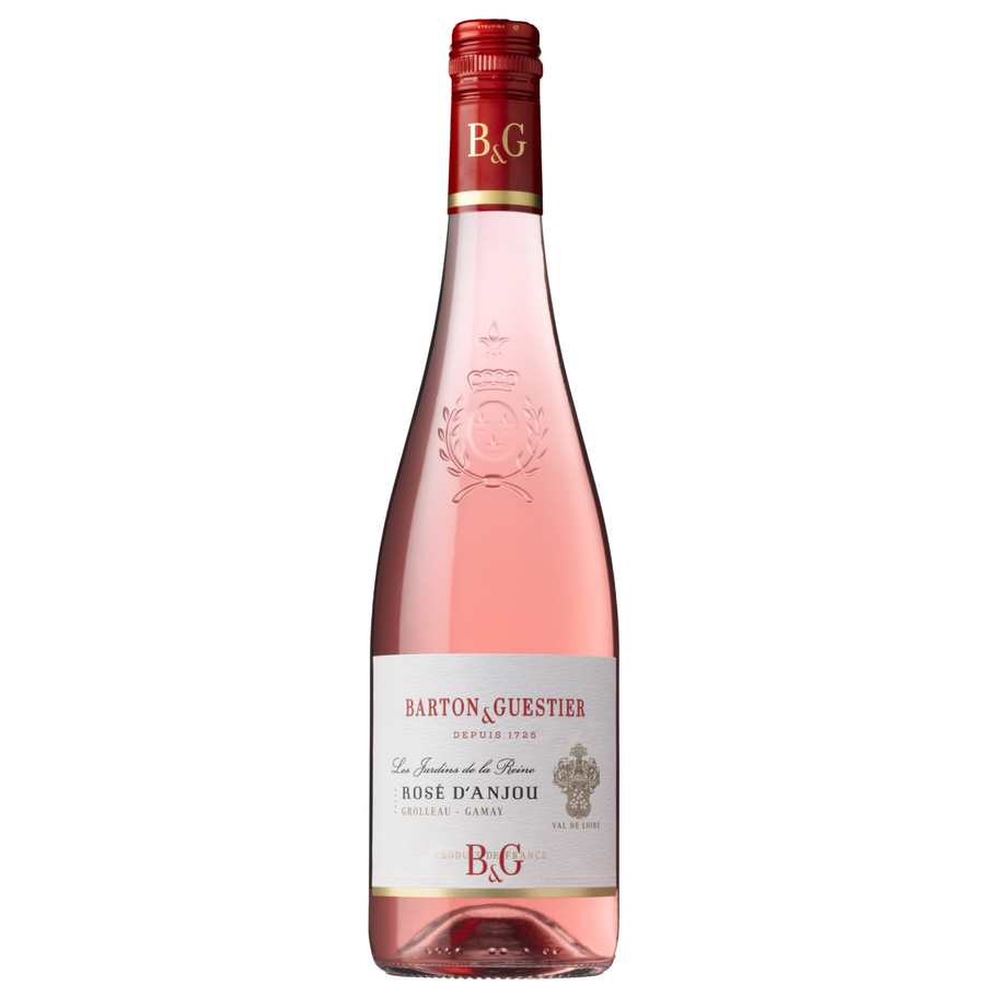Barton & Guestier Rose D'Anjou Saint Louis 750 ML bottle with pink rosé wine.