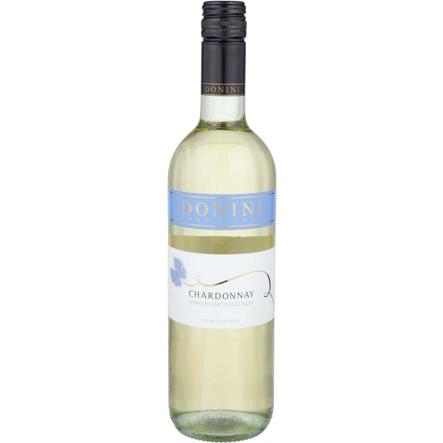 Donini Chardonnay Italy 750 ML bottle with citrus and tropical fruit notes