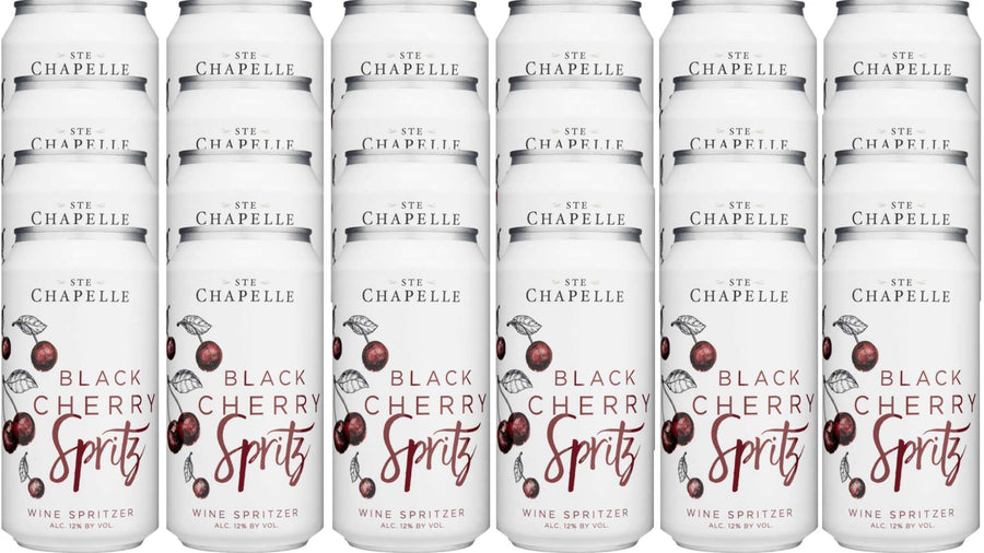 Ste. Chapelle Black Cherry Spritz Wine Cocktail 375 ML (24 Pack)