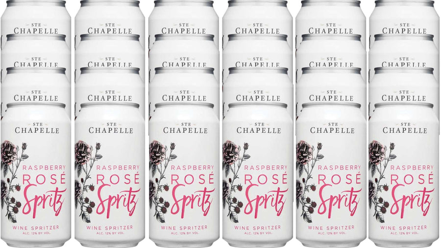 Ste. Chapelle Raspberry Rose Spritz Wine Cocktail 375 ML (24 Pack)